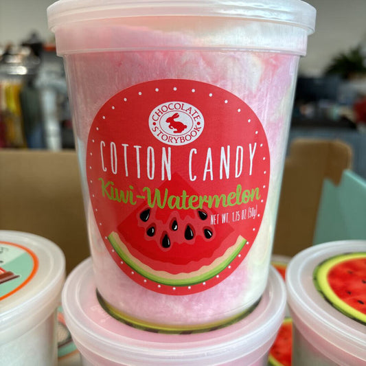 Kiwi-Watermelon Cotton Candy